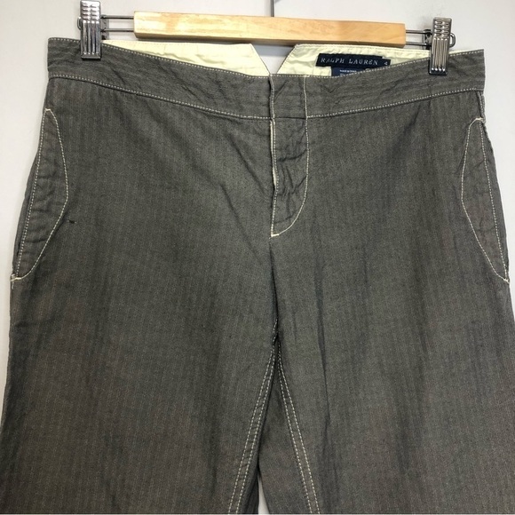 Ralph Lauren Blue Label Slim Fit Pinstripe Trousers, size 4 - Picture 3 of 12